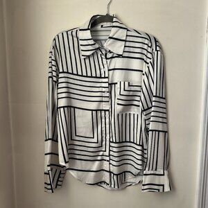 Satin Striped Shirt